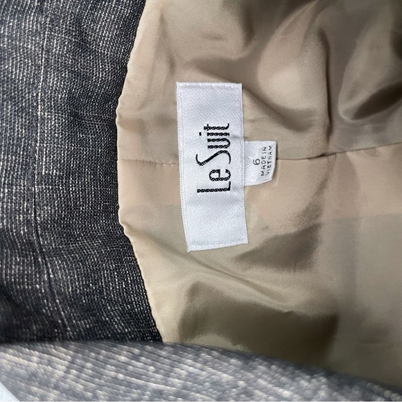 🍁 LeSuit Blazer Jacket Coat Lined sz 6 - Picture 5 of 7